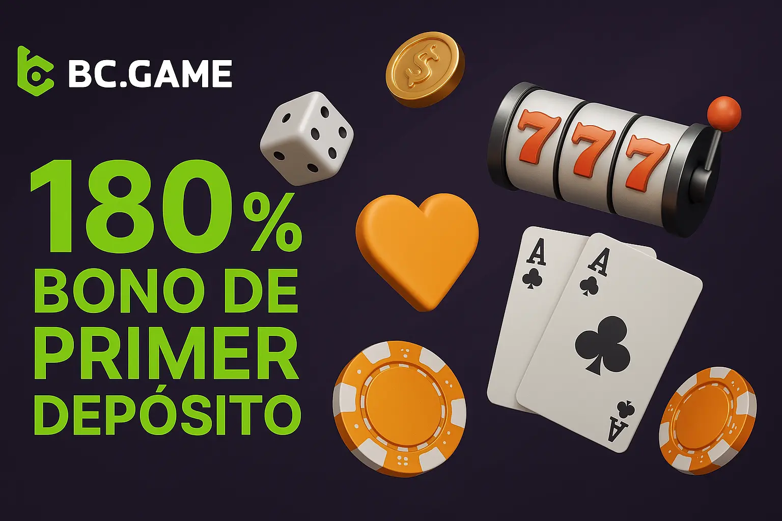 Cómo conseguir un bono del 180% en BC Game