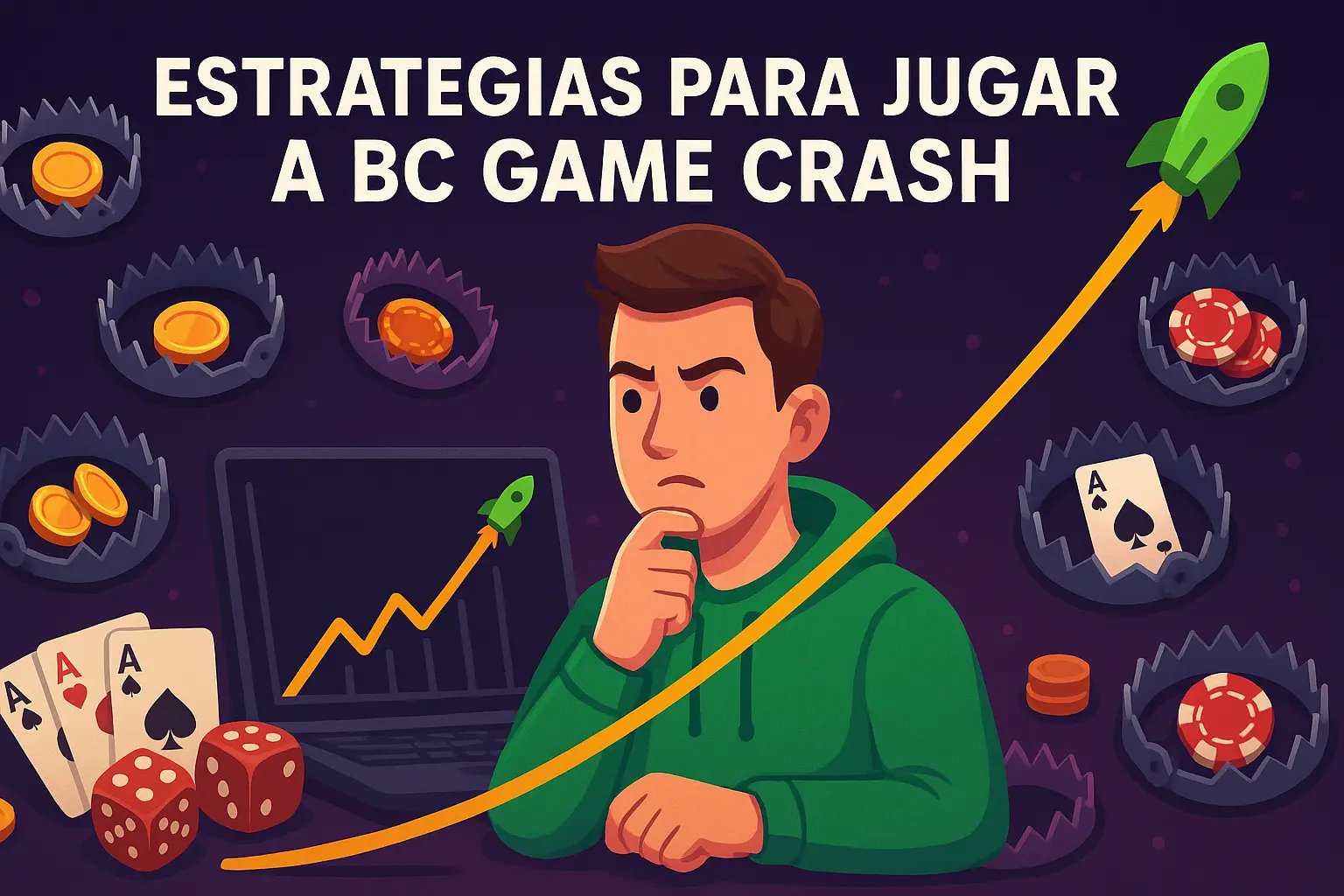 Estrategias para jugar a BC Game Crash