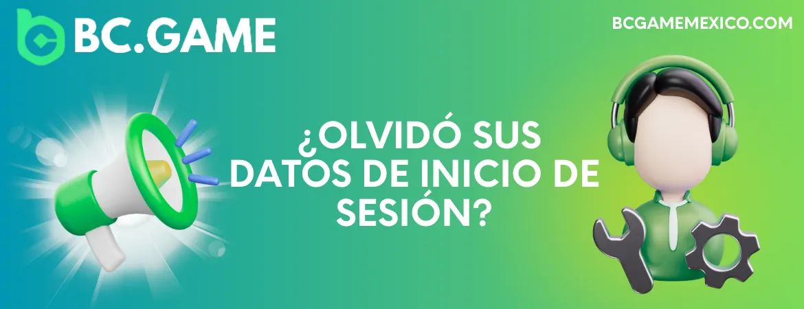¿Olvidaste tus detalles de inicio de sesión de BC Game?