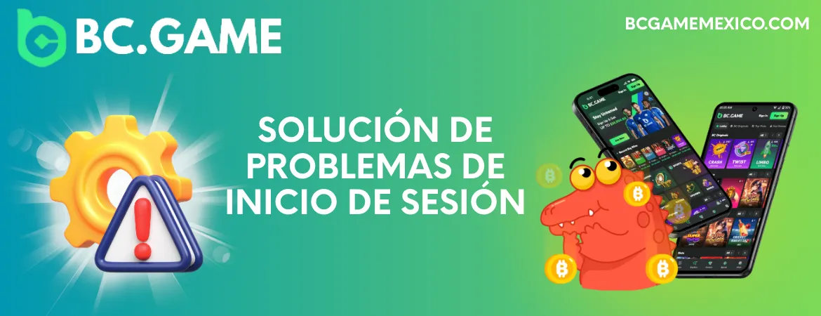 Problemas de inicio de sesión de BC Game