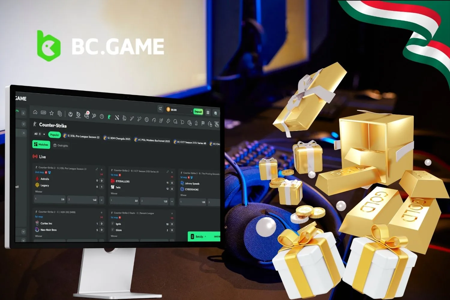 Bonos y Promociones de BC Game eSports